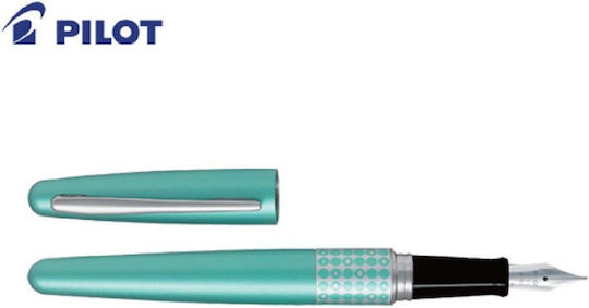 Pilot Writing Pen Medium 1mm Green made of Brass with Blue Ink