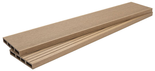 Newplan Deck Περίφραξης Κήπου από WPC 360x14x2εκ. Μπεζ