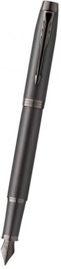 Parker IM Monochrome Replacement Nib Medium 1mm Black made of Brass with Black Ink and with 1 Replacement Nibs