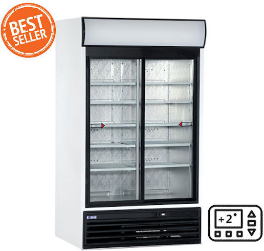 Lappas Ψυγείο Αναψυκτικών 1200lt Διπλό Υ200xΠ120xΒ74.2cm