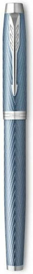 Parker Writing Pen Medium Blue made of Aluminum with Blue Ink