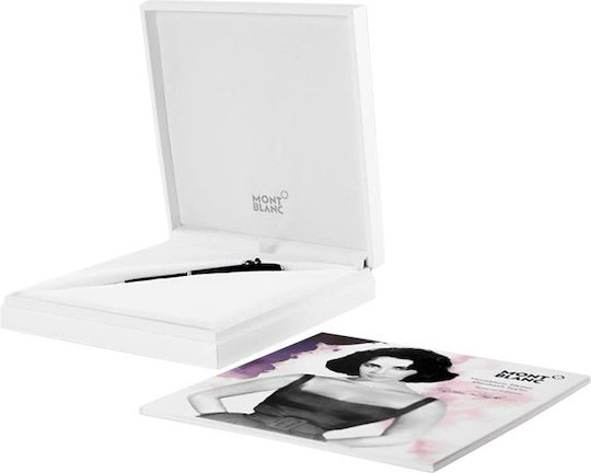 MontBlanc Elizabeth Taylor Πένα Γραφής Medium 0.8mm Μπλε με Μπλε Μελάνι