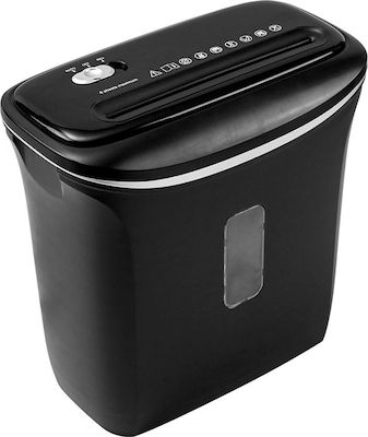 Deli E9945 Cross Cut 6-Sheet Paper Shredder