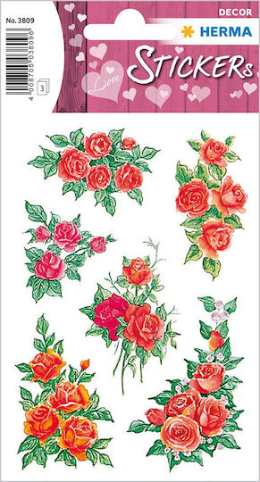 Herma Bouquets Roses Paper Decorative Sticker for DIY Crafts