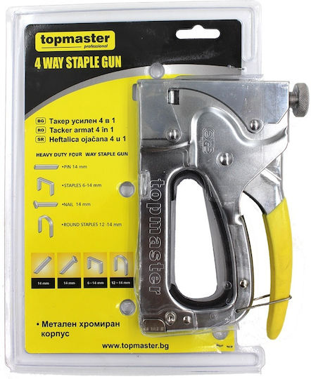 Topmaster 491116 Καρφωτικό Χειρός για Συνδετήρες & Καρφιά