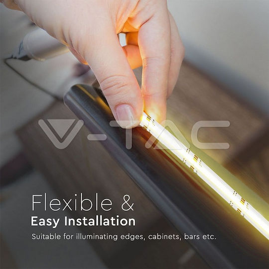 V-TAC Bandă LED 24V RGB Lumină 5m Tip COB cu Telecomandă