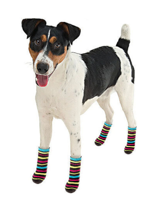 Ferplast Socks Antislip Medium Κάλτσες Σκύλου Πολύχρωμα 4τμχ