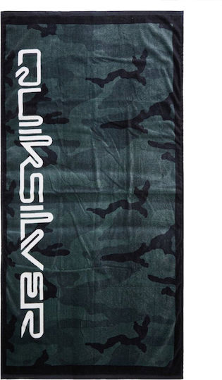Quiksilver Freshness Green Cotton Beach Towel 160x80cm