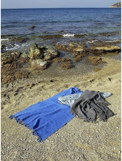 Nima Vira Παρεό Βαμβακερό Μπλε 170x85εκ.