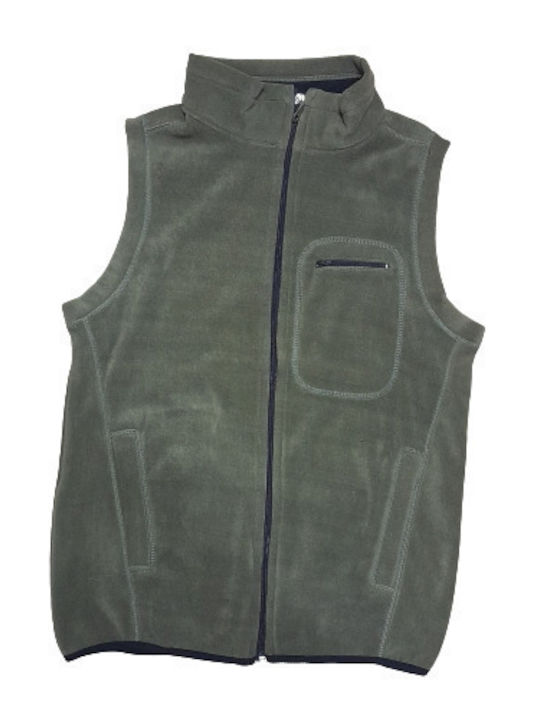 Ανδρική Ζακέτα Fleece Χακί