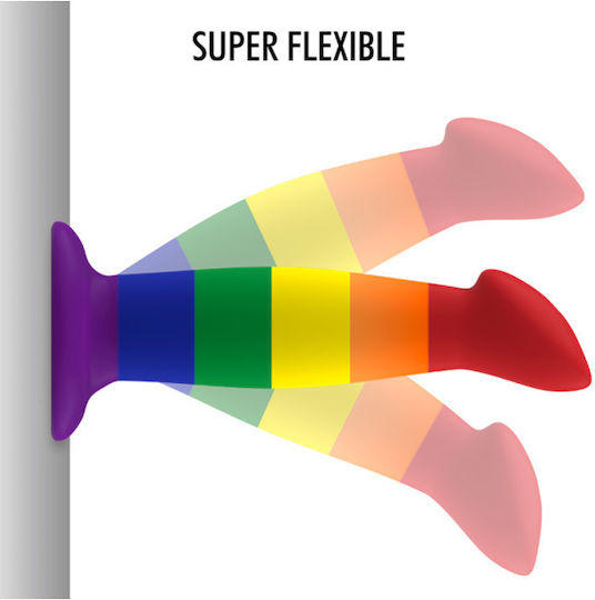 Mythology Garrick Pride Ρεαλιστικό Dildo με Βεντούζα 16.5cm