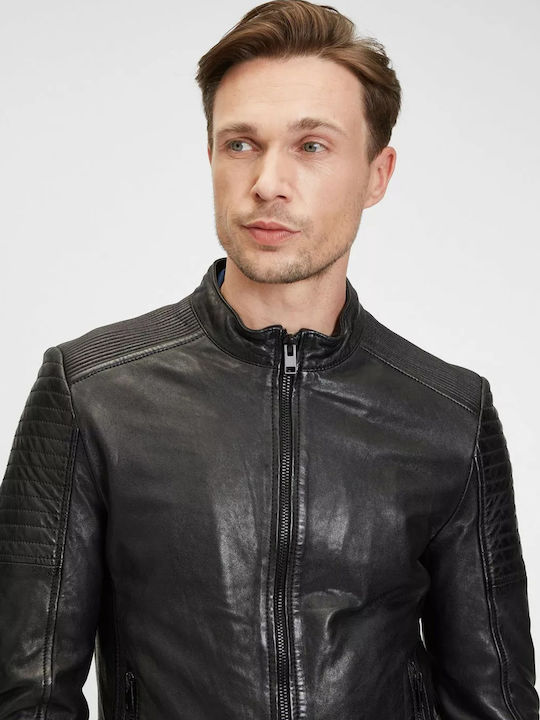 David Moor Δερμάτινο Jacket της σειράς G2MBerin SF - M0014347 Black