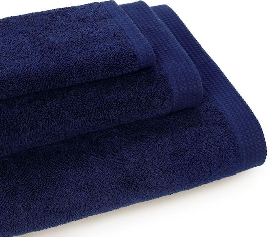 Cryspo Trio Hand Towel Premium 30x50cm Blue Marine Weight 600gr/m²