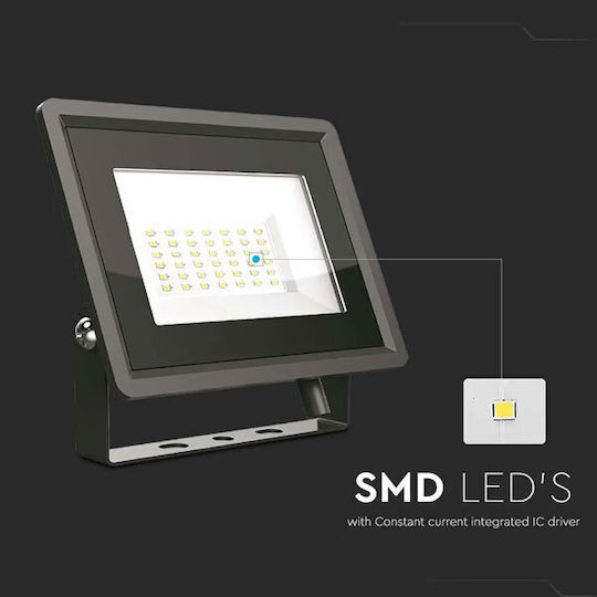 V-TAC Στεγανός Προβολέας LED 30W Θερμό Λευκό 3000K IP65
