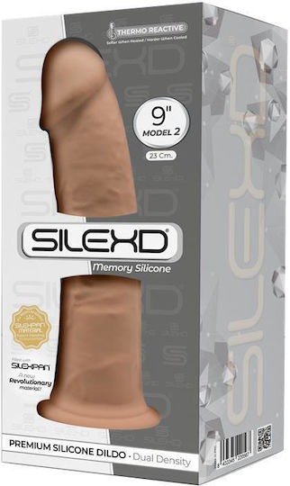 SilexD Double Density Realistisches Dildo Mit Saugnapf Fleisch 23cm