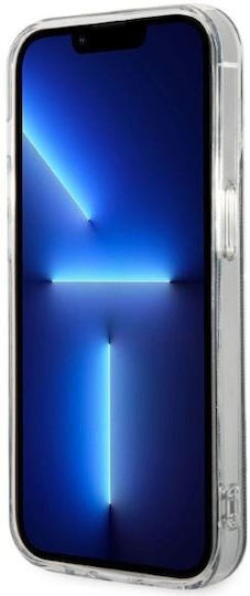 Guess Umschlag Rückseite Silikon Schwarz (iPhone 14 Pro Max)