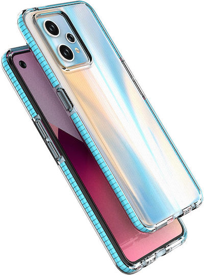 Hurtel Spring Case Back Cover Σιλικόνης 1mm Μαύρο (Realme 9 / 9 Pro+)