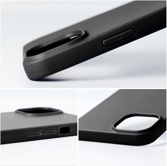 Matt Back Cover Σιλικόνης Μαύρο (Galaxy A04s)