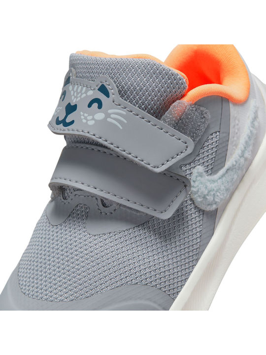 Star Runner Star Runner 3 Kids Sports Shoes Running with Hoop & Loop Closure Gray