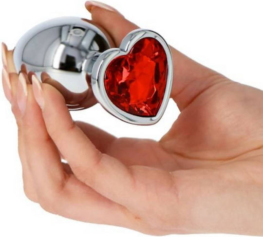 Toyz4lovers Πρωκτική Σφήνα Heart Large Κόκκινη