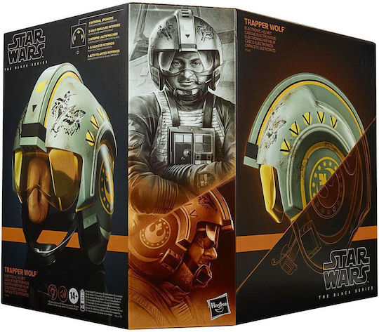Hasbro Star Wars Trapper Wolf's Trapper Wolf's Helmet Фигура за действие с височина 26.7 см в мащаб 1:11 2 броя