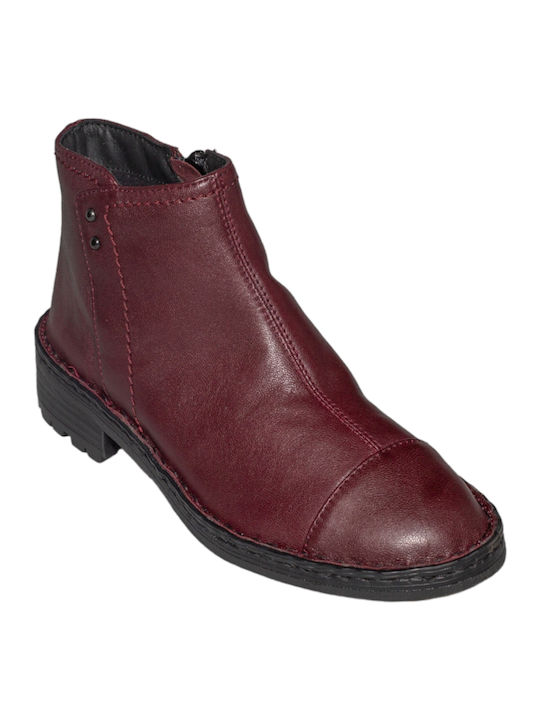 Women's Ankle Boots RELAX SHOE 1-580-22521 -Bordeaux