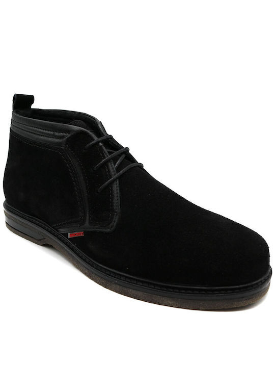 Kricket Steven Men's Suede Boots Black