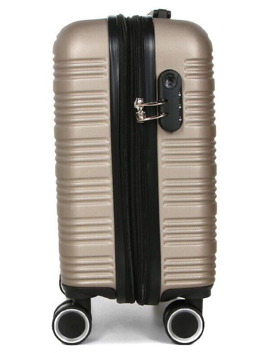 WORLDLINE Worldline Valiză de Călătorie Cabină Dură Bej cu 4 roți Înălțime 45cm 27920-33