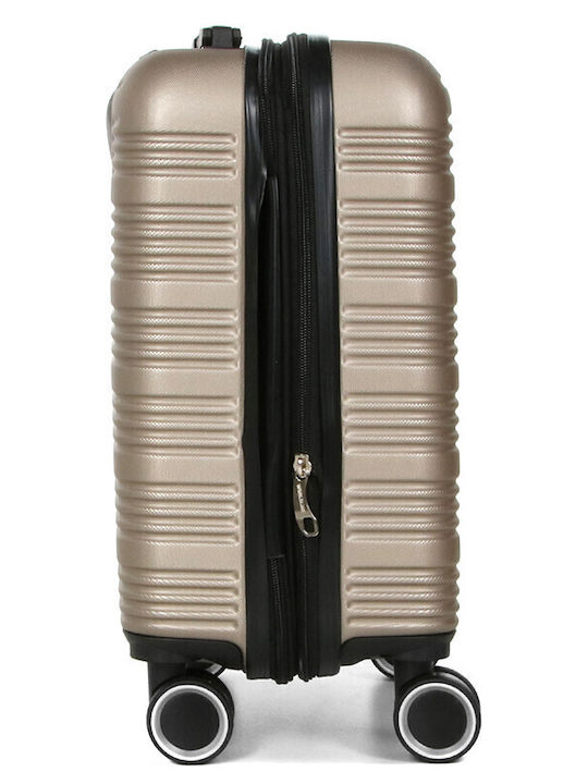 WORLDLINE Worldline Valiză de Călătorie Cabină Dură Bej cu 4 roți Înălțime 45cm 27920-33