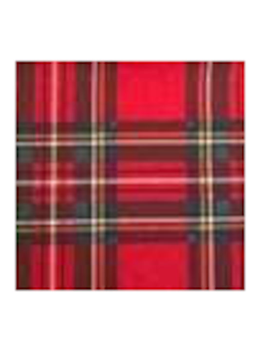 Pennie Christmas Plaid Weihnachts- Tischtuch Läufer Stoff Rot B170xL40cm. 1Stück