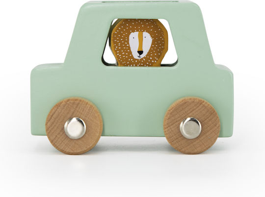 Trixie Vehicle Set of 3 Cars with Animals made of Wood for 18++ Months