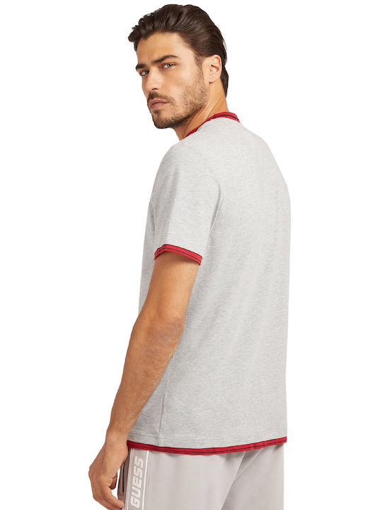 Guess Men's Athletic T-shirt Short Sleeve Light Stone Heather