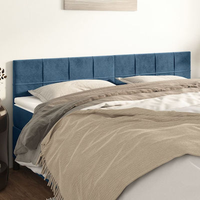 vidaXL Bed Headboard made of Fabric Dark Blue 180x5x78cm