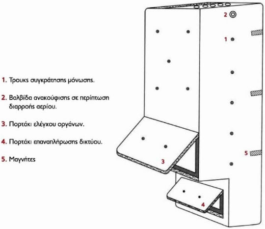 JB 1009460-8 Защитно покритие за котел 710x350x430mm