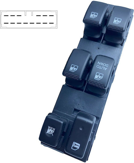 Electric Life Car Window Switch for Kia Sportage 2004 14pin