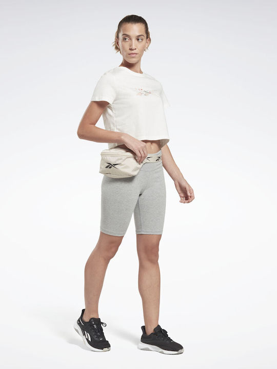 Women's Summer Crop Top Cotton Short Sleeve Chalk