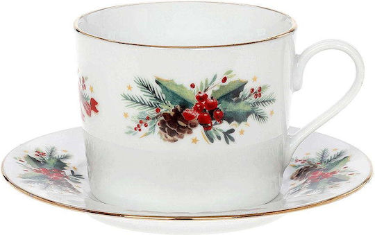 Cryspo Trio Becher mit Blumen & Zweigen 2 Stück