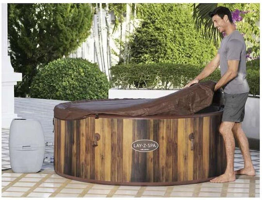 Bestway Piscină Rotundă 1123lt Gonflabilă cu Hidromasaj 223x66cm