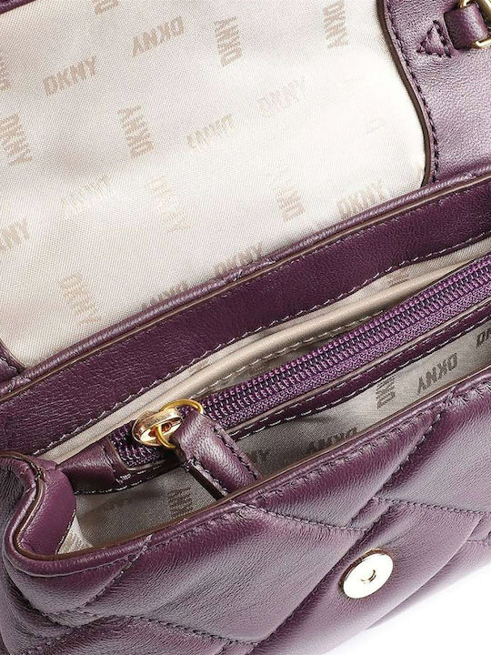 Willow Leather Women's Flap Bag Purple