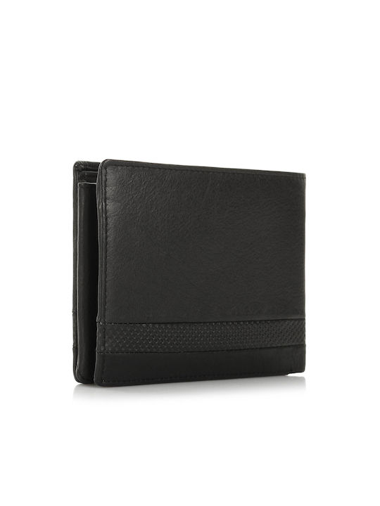 Diplomat Men's Leather Wallet Black