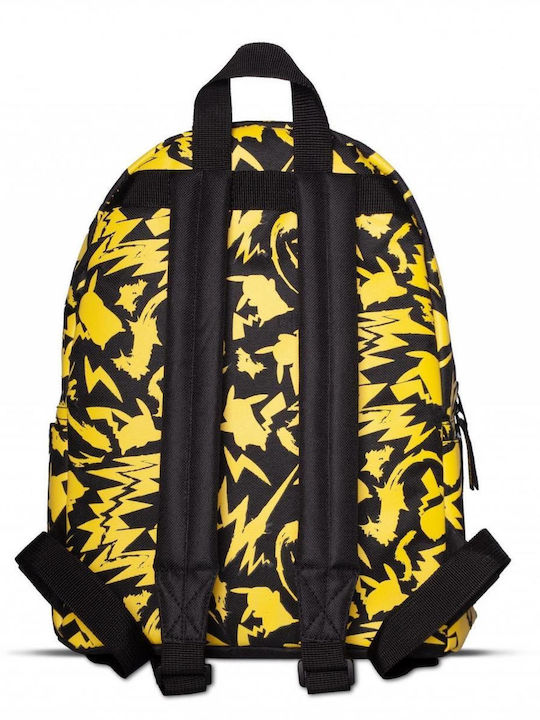 Difuzed Pokemon Pikachu School Bag Backpack Elementary, Elementary Yellow