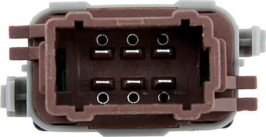 NTY Car Window Switch for Nissan Primastar Opel Vivaro Renault Trafic 2001 6pin Black