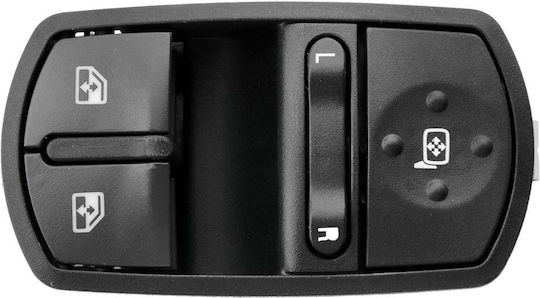 NTY Car Window Switch for Opel Corsa D 2006 11pin Black