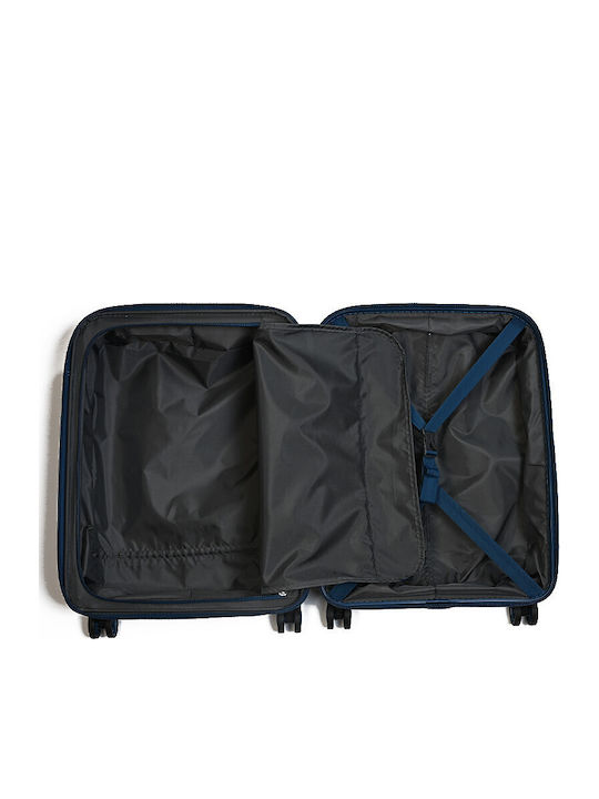 Airtex Paris BAMT46 Mittlerer Hartschalenkoffer Blau mit 4 Rädern Höhe 67,5cm