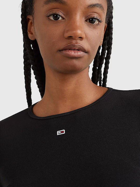 Damen Sport Bluse Langärmelig Schwarz
