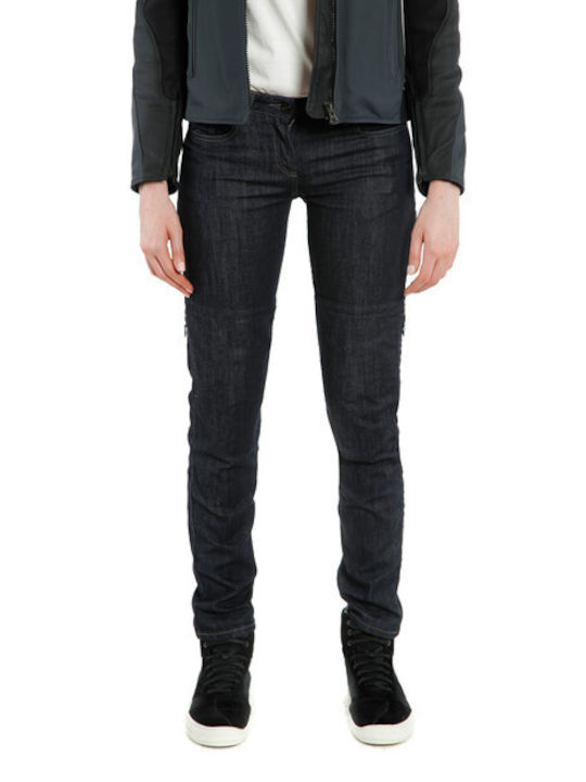 Dainese Denim Slim Lady Tex Женски Мотоциклетен панталон Син