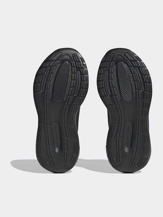 Runfalcon 3.0 El K Kids Sports Shoes Running with Hoop & Loop Closure Black
