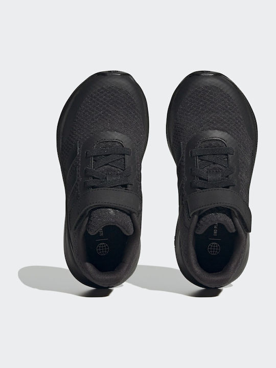 Runfalcon 3.0 El K Kids Sports Shoes Running with Hoop & Loop Closure Black