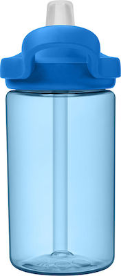 Camelbak Kids Plastic Water Bottle with Straw CMLB Blue 400ml