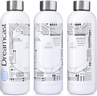 Numskull Kids Aluminium Water Bottle Sega Dreamcast White